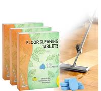 Floor Cleaning Solution Tablet,Hard Floor Cleaner Tablets,Floor Cleaning Tablets,Dissolvable Cleaning Solution for Tile,Wood Floors,Fresh Lemon Fragrance (3 Box)