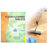 Floor Cleaning Solution Tablet,Hard Floor Cleaner Tablets,Floor Cleaning Tablets,Dissolvable Cleaning Solution for Tile,Wood Floors,Fresh Lemon Fragrance (1 Box)