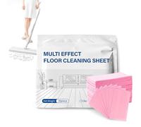 Floor Cleaning Tablets Multi-Surface Cleaner, Floor Cleaner Tablets, Dissolvable Floor Cleaning Sheets for Hardwood Tile Vinyl Laminate Walls Mopping(Pink,30Pcs)