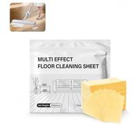 Floor Cleaning Tablets Multi-Surface Cleaner, Floor Cleaner Tablets, Dissolvable Floor Cleaning Sheets for Hardwood Tile Vinyl Laminate Walls Mopping(Yellow,100Pcs)