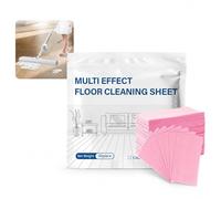 Floor Cleaning Tablets Multi-Surface Cleaner, Floor Cleaner Tablets, Dissolvable Floor Cleaning Sheets for Hardwood Tile Vinyl Laminate Walls Mopping(Pink,60Pcs)