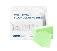 Floor Cleaning Tablets Multi-Surface Cleaner, Floor Cleaner Tablets, Dissolvable Floor Cleaning Sheets for Hardwood Tile Vinyl Laminate Walls Mopping(Green,30Pcs)