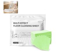 Floor Cleaning Tablets Multi-Surface Cleaner, Floor Cleaner Tablets, Dissolvable Floor Cleaning Sheets for Hardwood Tile Vinyl Laminate Walls Mopping(Green,100Pcs)