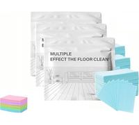Floor Cleaning Tablets Multi-surface, Floor Cleaning Solution Tablets, Dissolvable Floor Cleaning Sheets, No-Rinse, Safe for Hardwood, Tile, Laminate Rv (3 Box)