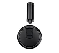 Floor Door Stoppers,Punch-Free Door Stopper Windproof Floor Stops Stopper Reinforced Spring Door Buffer for Household Heavy Door Furniture Hardware(Black)