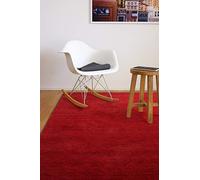 floor factory Tapis Gabbeh Karma Rouge 200x200 cm tissé à la Main en 100% Laine Vierge