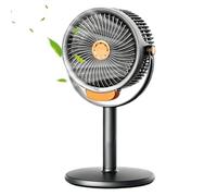 Floor Fans 3-Speed Powerful Adjustable Heights Airflow with Anti-Tip Base