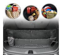 Floor+ Filet de rangement en maille élastique pour coffre de Chevrolet Blazer (RS) - Organiseur et rangement de coffre de qualité supérieure - Filet à bagages pour crossover - Meilleur organisateur de voiture pour Chevrolet