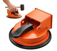 Floor Gap Fixer Tool, Heavy Duty Suction Cup Repair Tool for Laminate, Vinyl Plank, Hardwood & Tile Floors, Steel Flooring Gap Closer with Rubber Striking Pad for Seam Repair