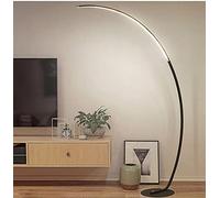 Floor Lamp Led Modern Simple Floor lamp Standing lamp Art Decoration Nordic Style Compatible with Living Room Bedroom Study Room Light (Body Color : Dimmable with Remote)