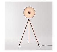 Floor lamp Retro Style Living Room Model Room Study Room Coffee Table with Personalized Art Floor lamp (Body Color : D95 X H188CM Lampshade Color : Wood Color)
