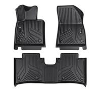 Floor Mats, Tapis de Sol de Voiture en TPE personnalisés, adaptés aux Accessoires de Conduite à Gauche Toyota RAV4 BZ4X, Produits Quasi Automobiles,for Automotive(Silver)