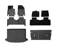 Floor Mats, Tapis de Sol en TPE, compatibles avec ZEEKR X 5 sièges 2023-2024, Tapis de Coffre/Dossier 3D imperméables Toutes Saisons,for Automotive(Blankets 9pcs)