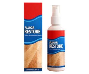 Floor Poshling Restorer - Wood Floor Cleaner | Wood Restore Solution - Deep cleaning formula removes stains and restores natural shine, ideal for indoor floors maintenance use.