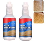 Floor Restore Eez,Rejuvenate Wood Floor Restorer,150ml Floor Restorer &,clean Ezz Hardwood Restore,Wood Floors Polishing Solution,For Shine Woods, Laminate, Vinyl,Easy Mop Application (2PCS)