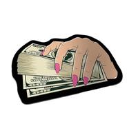 Floor Rugs for Bedroom Small | 100 Dollar Bill Floor Rug | Door Mats Non-Slip, Carpet Money Rug, Crystal Velvet Kitchen Rugs, Bedroom Living Room Decor