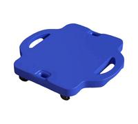 Floor Scooters - 4 Wheel Sensory, Standard Balance Toy with Contoured Safety Handles, High-Smash Pliable, Non-Marking Swivel Casters, for Preschool Gym and Physical Education