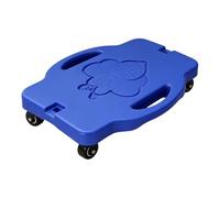 Floor Scooters For Kids - Floor Sensory Gliding Balance Toy | Home Exercise Scooter Board For Boys Girls 3+ | Gym Outdoor School Classroom | 42x40x3.5cm To 55x45x10cm PE With Tow Rope