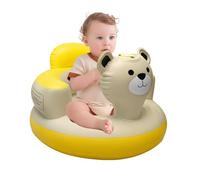 Floor Seat, Kids Inflatable Sofa Kit, Gentle Support with Cushioned Air Chamber System, High Comfort Furniture Set, Adorable Cartoon for Early Sitting Training