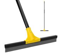Floor Squeegee - 17,72 x 59,06 x 1,18 pouces Long Handle Squeegee For Extended Reach, Cleaning Tool with Detachable, Garage Cleaner For Glass Door, Shower, Pool, Car, Balcony, Bathroom, Kitchen