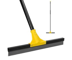Floor Squeegee - 17,72 x 59,06 x 1,18 pouces Long Handle Squeegee For Extended Reach, Cleaning Tool with Detachable, Garage Cleaner For Glass Door, Shower, Pool, Car, Balcony, Bathroom, Kitchen