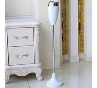 Floor Standing Ashtray w/Lid,Adjustable Cigarette Ash Tray,Outdoor Stainless Steel Cigar Container Ash Holder cendriers sur pied(Wit)