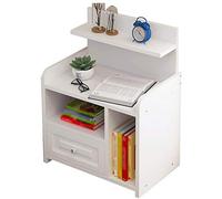 Floor-Standing Household Living Room Bedroom Bathroom Single Pumping Corridor Study Locker Storage Box (Color : Blue) (White)