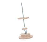 Floor to Ceiling Cat Tree, Cat Tree Top Mount Bracket, Floor to Ceiling Parts, Khaki, Bois Metal, Secure fit, Indoor Living Spaces, Presumed Screw Pole Height 24cm