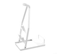 Floor Vacuum Stand Metal Base No Drill Storage(White) | No drill install, space saving design, keeps floors tidy, fits most cordless , easy assembly
