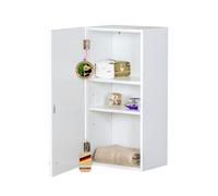Floordirekt Armoire de salle de bain - Petite armoire de salle de bain - Meuble de salle de bain - Blanc - 60 x 30 x 20 cm - Nebraska