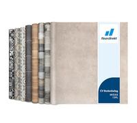 Floordirekt | Atlantic | Rouleaux, Dalles et lames PVC | 200 x 400 cm | Épaisseur de 2,7 mm | Idéal pour les passages intensifs cuisine, le salon, le couloir et la chambre | Midas 139l