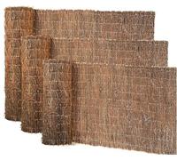 Floordirekt - Bande de bruyère - Brise-Vue en bruyère Naturelle - Brise-Vue pour Jardin - Brise-Vue occultant - Idéal pour Les terrasses, Jardins et délimitations de Terrain - Naturel, 200 x 300 cm