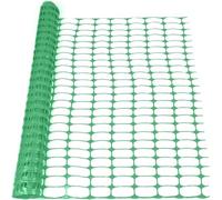 Floordirekt Clôture de poulet - Filet de protection vert - 1 m de haut - 50 m de long - Découpable - Barrière réutilisable - Robuste - Vert - 50 m