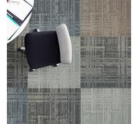 FLOORDIREKT Dalles de moquette | 1 pièce 50 x 50 cm | Carreaux, moquette robuste, avec dos en vinyle antidérapant (Lucerne beige)