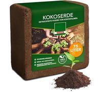 Floordirekt Fibre de Coco compressée 75 litres de terreau à Base de Fibres de Coco - terreau de semis - terreau de Plantation - substrat de Culture