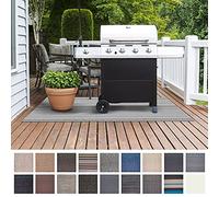 Floordirekt | Floordirekt Tapis de Protection Ignifuge pour Barbecue - Tapis Robuste Anti-feu - Résistant à la Chaleur - Idéal pour Grillades dans Le Jardin | Bologna, 90 x 120 cm