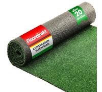 Floordirekt Gazon Synthétique 1 x 2 m = 2 m² Gazon Synthétique pour Balcon Résistant aux Intempéries - Vert 7mm Spring