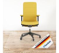 Floordirekt | Neo | Tapis de Protection pour sols durs | Protection de Sol pour Chaise de Bureau, Tapis de Sol | épaisseur 1,5 mm, Transparent, 200 x 400 cm