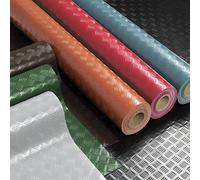 Floordirekt Revêtement de sol en PVC Diamond Cut - Tapis en caoutchouc au mètre - Épaisseur : 2 mm - Motif plaque de diamant - Antidérapant et résistant aux liquides et à la saleté (120 x 250 cm, gris