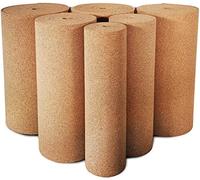 Floordirekt Rouleau de liège 100 x 350 cm, 5 mm, sous-couche d'isolation naturelle acoustique et thermique, utilisation polyvalente