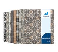 Floordirekt | Rouleaux, Dalles et lames PVC | 200 x 100 cm | Épaisseur de 2,7 mm | Revetement Idéal pour les passages intensifs cuisine, le salon, le couloir et la chambre | Lagos 761m