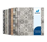 Floordirekt | Rouleaux, Dalles et Lames PVC | 200 x 600 cm | Épaisseur de 2,7 mm | Revetement Idéal pour Les passages intensifs Cuisine, Le Salon, Le Couloir et la Chambre | Lagos 909d