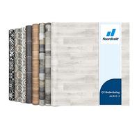 Floordirekt | Rouleaux, Dalles et Lames Terrasses PVC | 100 x 100 cm | Épaisseur de 2,7 mm | Idéal pour Les passages intensifs | Albus 3