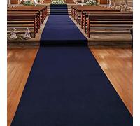 Floordirekt | Tapis d'allée | Tapis de Mariage | Feutre aiguilleté Qualité supérieure | Tapis d'événement VIP | Ignifuge | Plusieurs Couleurs et Tailles | Bleu 621, 100 x 100 cm
