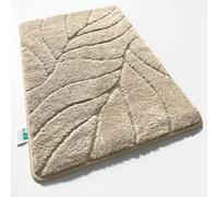 Floordirekt Tapis de Bain Extra Moelleux à Séchage Rapide - Antidérapant pour Salle de Bain et Douche (Maris) - Ivoire, 60 x 120 cm