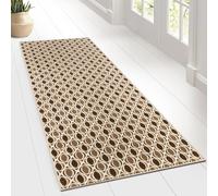 Floordirekt - Tapis de couloir en liège - Moderne - Antidérapant et antistatique - 80 x 500 cm