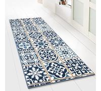 Floordirekt Tapis de couloir Swansea - Pour cuisine, couloir et salon - Tapis à boucles fines - Antidérapant et antistatique - Tapis de couloir (80 x 500 cm)