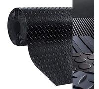 Floordirekt Tapis de sol en caoutchouc - Plaque en caoutchouc antidérapante - Convient comme tapis de sol de garage, tapis d'écurie ou tapis d'établi (1 x 1 m, épaisseur : 3 mm)
