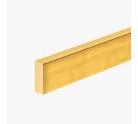 Flooring Gap Filler Strips for Wood/Tiles/Laminate/Marble, Solid Brass Threshold Transition Strips, Simple Installation Doorways Divider Strip(0.5cm X 2cm (0.2" X 3/4"))