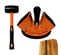 Flooring Suction Cup Tool - Metal 13x13x11cm | Heavy Duty Floor Installation Tool Kit with Hammer Tile Lifter Wood Planche Puller Alignment Repair ool | for wood tile lvp hardwood and home